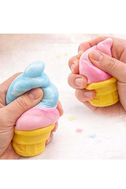 Needoh Nee Doh Ice Cream Cone Squishy Fidget Toy, Slow Rise Stress Relief, 2-...