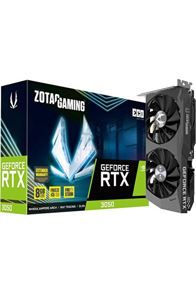 Zotac Gaming GeForce RTX™ 3050 ECO Edition 8GB GDDR6 128-bit 14 Gbps PCIE 4.0...