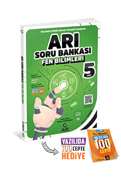 Arı Yayıncılık ARI 5.SINIF FEN BİLİMLERİ YAZILIDA 100 CEPTE SORU BANKASI