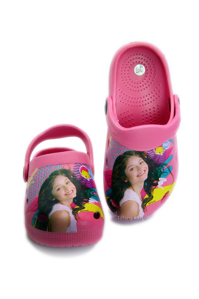 Disney Soy Luna Saboți roz ultraușori ce se poartă ca sandale, realizați din ...