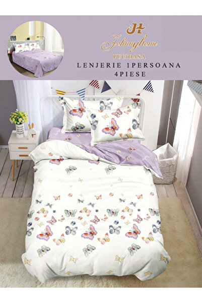 Pucioasa Set de lenjerie de pat pentru 1 persoană, 4 piese, Finet-P38