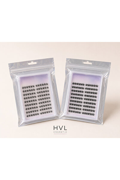 HVL COSMETIC Kendinden Yapışkanlı Takma Kirpik İkili Paket