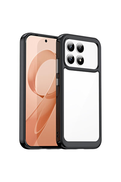 CaseOnn Xiaomi Poco F8 Pro Kılıf Kamera Korumalı Darbe Emici Şeffaf Arka Kapa...