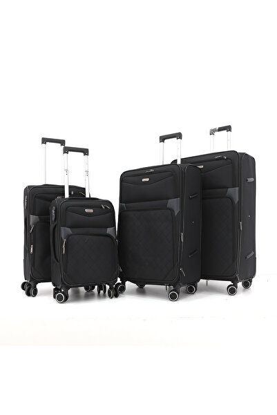 MELIFE 4 Piece Soft Luggage Set | 20", 24", 28", 32" | Lightweight Travel Tro...