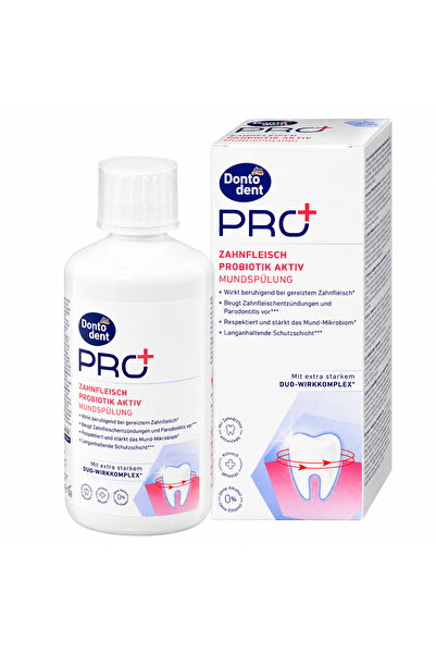 Dontodent Apă de gură Pro+ Probiotic Activă Fără Alcool 400 ml