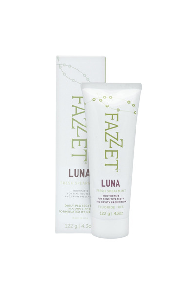 Fazzet Luna Hydroxyapatite Fluoride-Free Toothpaste, Fresh Spearmint, 122 g