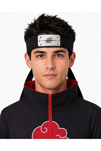 Kostüm Sarayı Naruto Itachi Akatsuki Forehead Band Adult – Black
