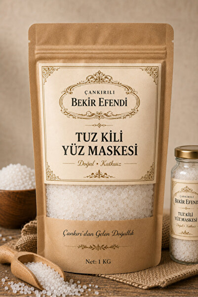 Doğal Tuz Kili Yüz Maskesi 1 Kg Kil Maskesi Cilt Bakım Maskesi Maske Tozu