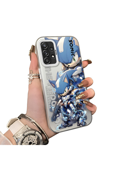 ucuc Samsung Galaxy A52/A52S Compatible Hard Acrylic Back Silicone Edge Lens ...