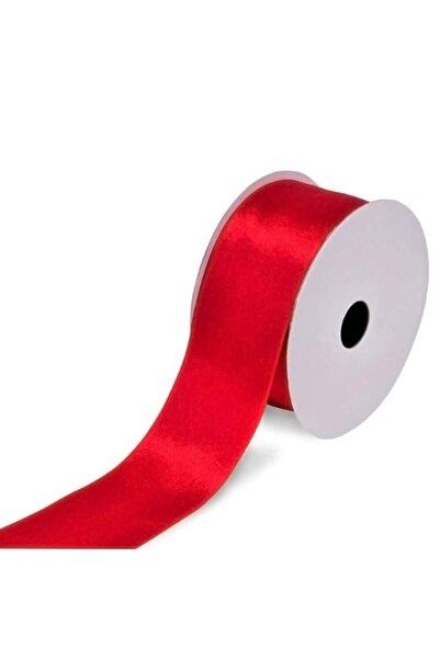OEM Panglică satinată premium, roșu, 10mx2.5cm – ambalare elegantă, decor DIY...