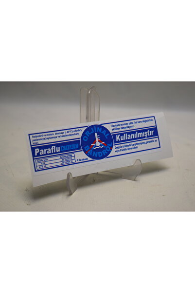 BAŞLAROTO Murat 131 Doğan Şahin Kartal Radiator Spare Water Tank Paraflu Label