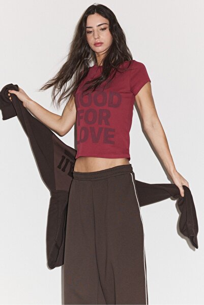 Stradivarius Baskılı kısa kollu t-shirt