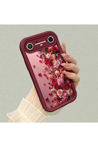 SLIMFELT Tecno Spark Slim/Pova Slim Uyumlu Yüksek Kaliteli Çiçek Desenli, Düş...