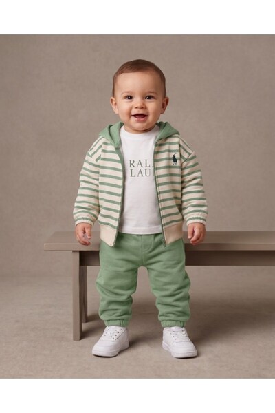 voyyo kids baby طقم بدلة رياضية للأطفال من 6-9-12-18-24 شهرًا، مكون من 3 قطع ...