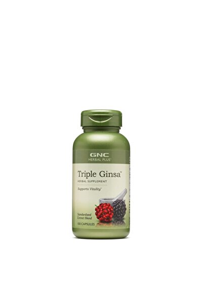 GNC Triple Ginsa (Extract din 3 Tipuri de Ginseng) Herbal Plus 700mg 100cps