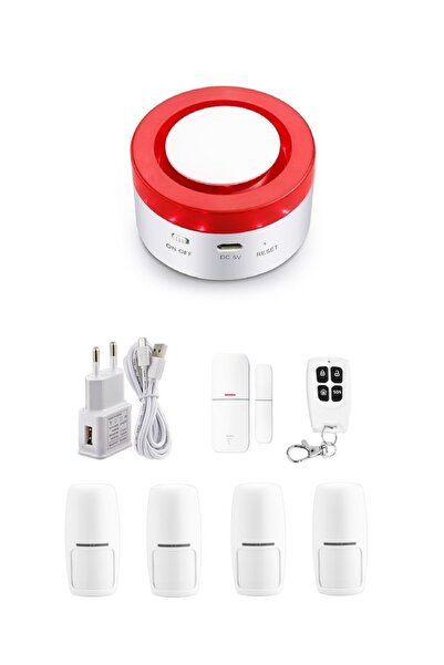 OnShop Sirena de interior wireless cu avertizare optica si sonora Wifi, Tuya ...