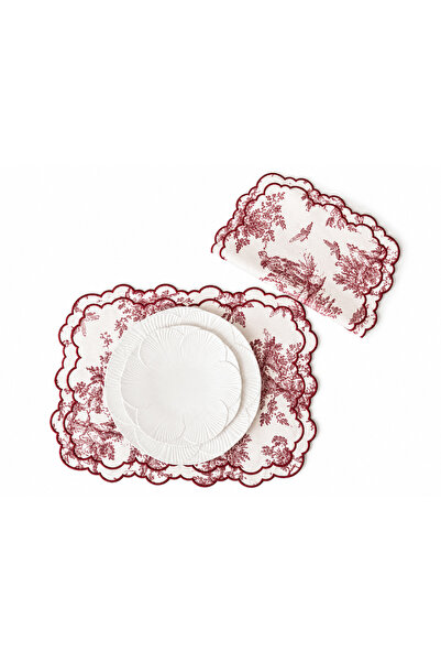 NURHAN HOME COLLECTION Σετ 2 τεμαχίων πολυτελούς αμερικανικής σερβίτσιας με σ...