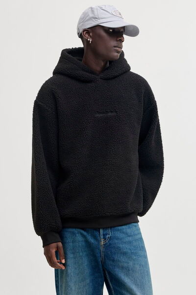Jack & Jones Men's Nakii Detailed Loose Fit Hoodie - Norrebro