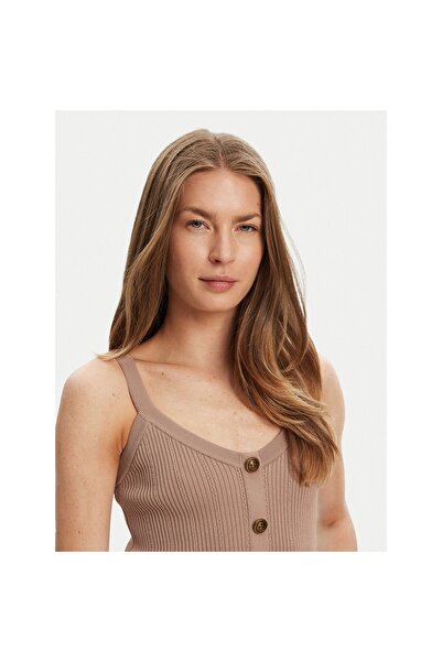 Guess Γυναικεία Μπλούζα W5YR10Z0130 Καφέ
