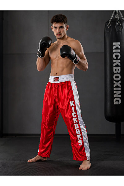 Cyc Kick Boks Yazılı Pantolon Kırmızı