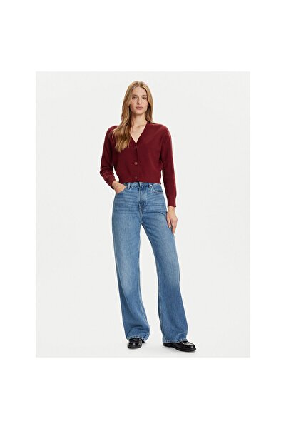 Vero Moda Cardigan de damă 10332210 Bordeaux