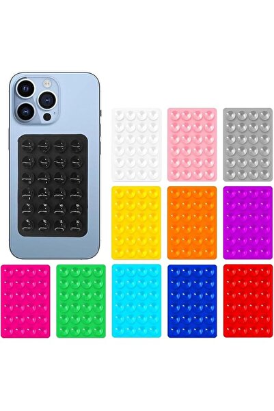 Generic 12-Pack Silicone Double-Sided Suction Phone Grips