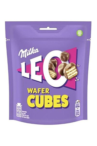 Milka Leo Crisp Chocolate Covered Wafer Cubes 150g