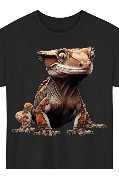 45 BPM تي شيرت مضحك بطبعة "Crested Gecko Herpetologist" - تصميم "My Tail Was ...