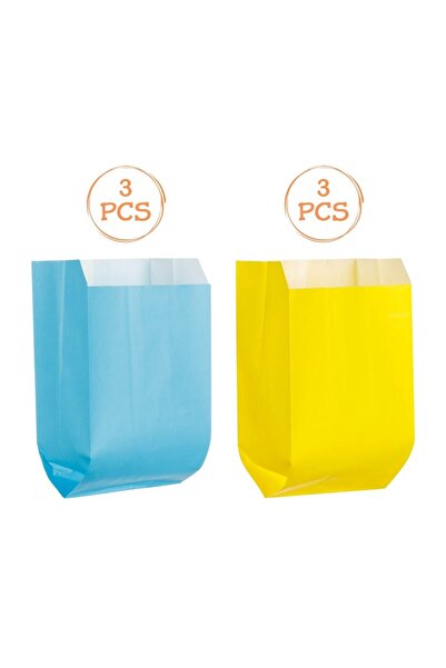 OEM Set pungi cadou kraft, 6 bucăți, 12x8x21cm – ambalare rapidă, elegantă și...