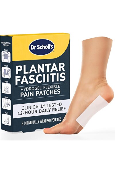 Dr.Scholl’s لصقات د. شول المرنة المصنوعة من الهيدروجيل لتخفيف آلام التهاب الل...