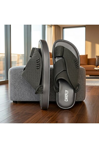 Fuzhoulanyang Men’s Summer Slippers, Lightweight Breathable Sandals, Comforta...