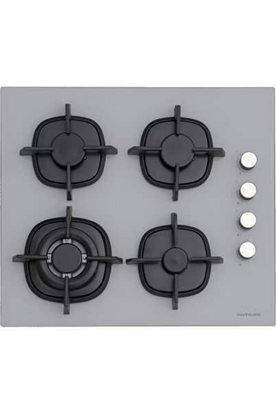 Silverline CS5429S01 Wok Gözlü Gri Cam Ankastre