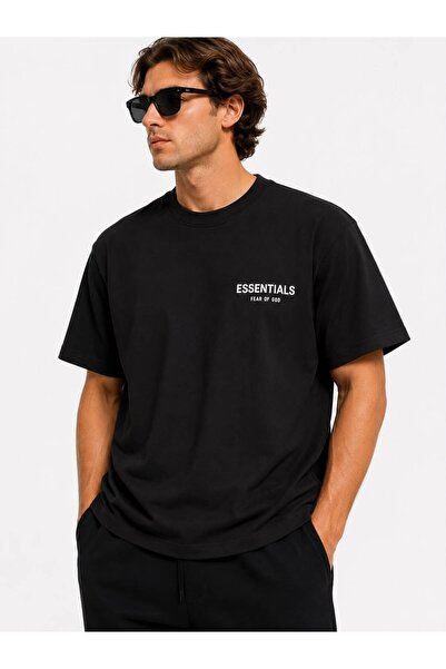 HZR wear Men's Injection Printed Basic T-Shirt Crew Neck Regular Fit 100% Cotton