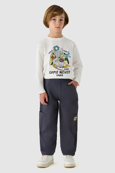 NBT JEANS Момчешки антрацитни панталони