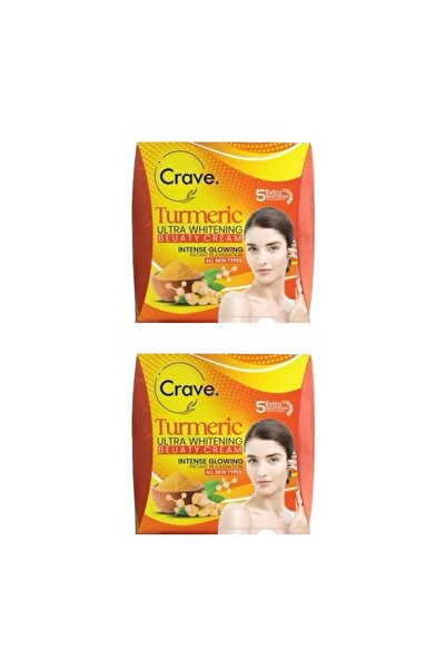 CRAVE Turmeric Ultra Whitening Beauty Cream - 2 Pcs