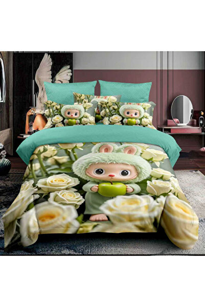 CumparaMisim Bed linen 140x200cm, FINET, 4 pieces, with Stretchy
