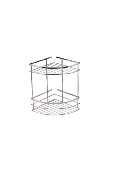 Liberella Bella Corner Shampoo Dispenser Double 20X20 cm 304 Stainless Steel ...