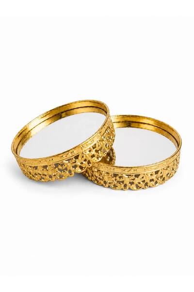 Nura Collection Aynalı İnci Desen Yüzük Yükseltici