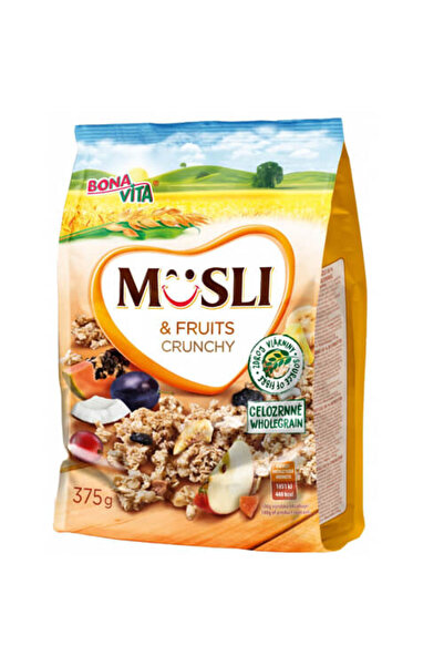 Bona Vita CRUNCHY MUESLI 375gr. - (ΑΠΟΞΗΡΑΜΕΝΑ ΦΡΟΥΤΑ)