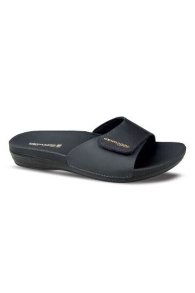 Ceyo Marına-12I Black Orthopedic Women's Slippers
