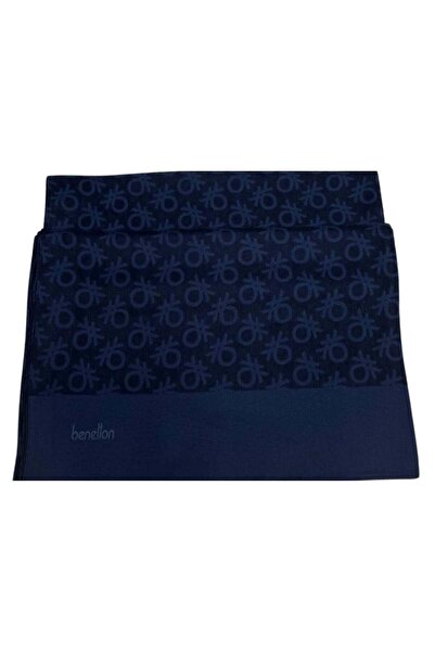Benetton Elegante Uno Shawl 01023-Navy Blue