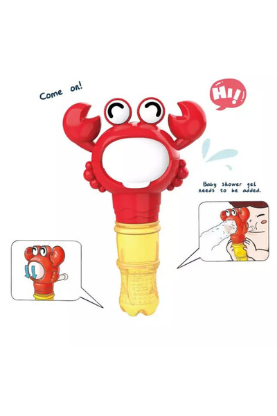 Toy Jucarie de facut baloane - Bubble Crab, Rosu