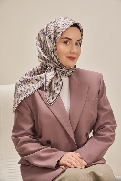Silk Home وشاح تويل حرير 11516-24