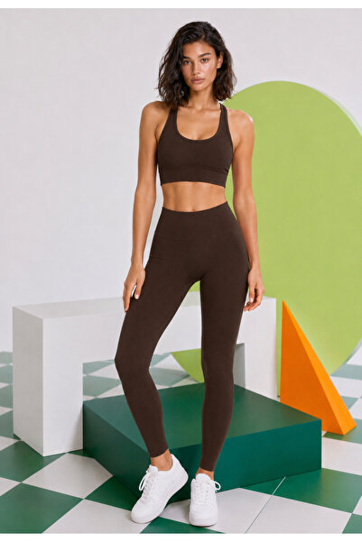 REAL DREAM Women's Sports Leggings Push up Seamless Gathering High Waist - Do...
