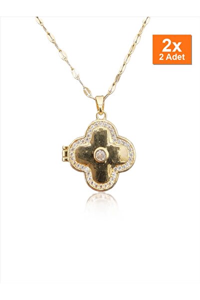 Bozhi Steel Necklace Gold 45cm Stylish Gift