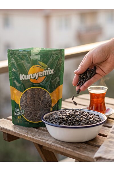 Kuruyemix Birinci Sınıf Siyah Ayçekirdeği Kavrulmuş Tuzsuz - Taptaze ve Doğal...