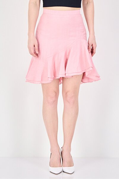 SANDRO Women Pleated Mini Skirt, Pink