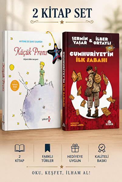 Yakamoz Yayınları 2 Kitap. K.prens + Cumhuriyetin ilk sabahı