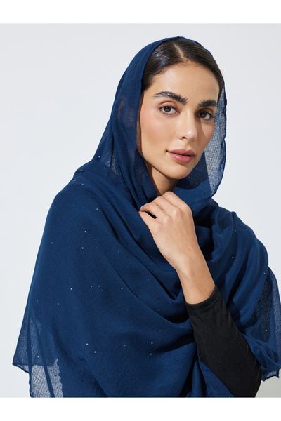 Amirah By Styli Shimmer Embellished Hijab