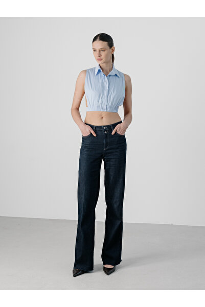 Valleventis Apron Poplin Albastru